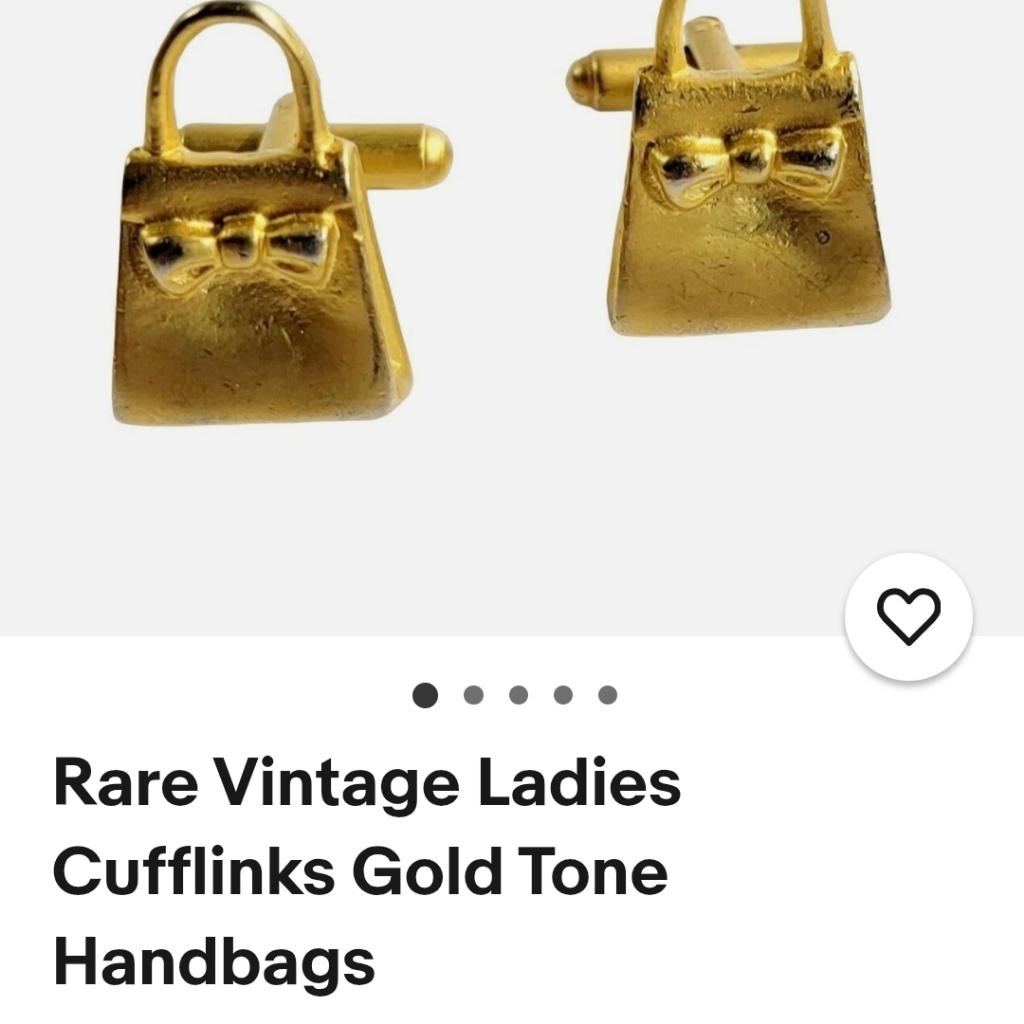 Sale Vintage Ladies Cuff Links
